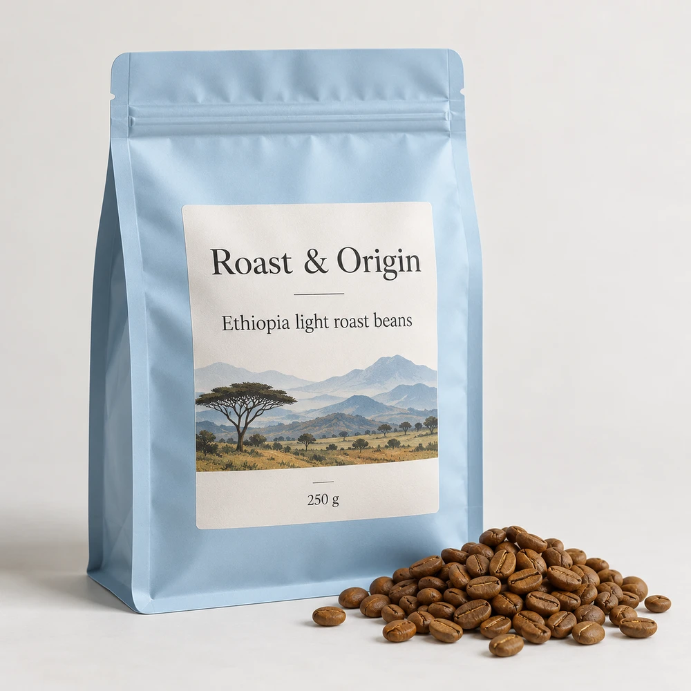 Ethiopia light roast beans